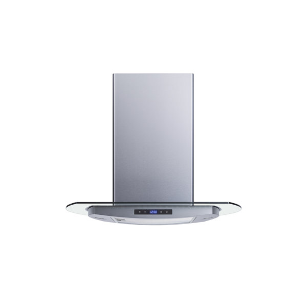 Winflo 30" 475 CFM Convertible Island Range Hood in Stainless Steel